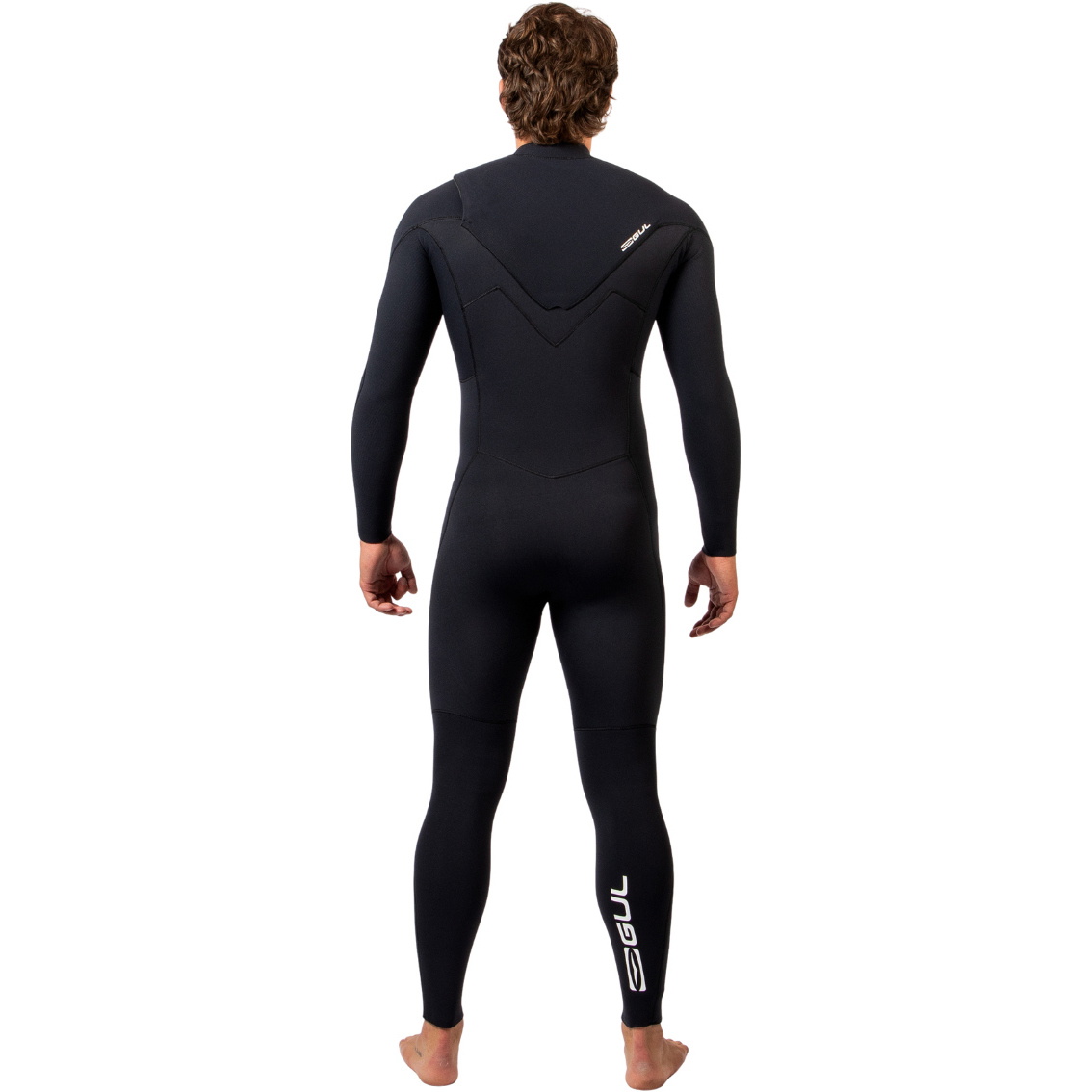 2026 Gul Heren Yulex Flexor 3/2mm Borst Ritssluiting Wetsuit FX1219-BKBK - Black